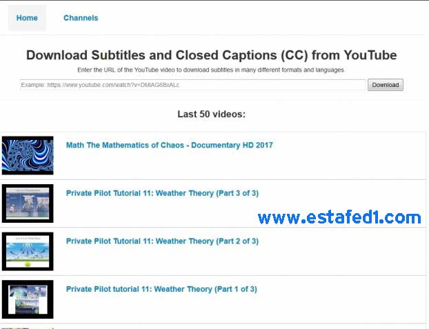 تحميل مقاطع الفيديو مع اليوتيوب من اليوتيوب