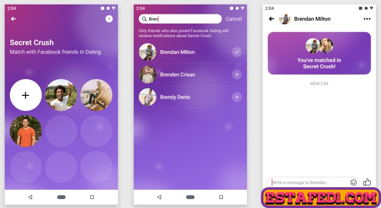ميزة Secret Crush لإنشاء العلاقات الرومانسية