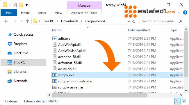 عرض شاشة الأندرويد على الكمبيوتر عن طريق usb | Phone’s Screen scrcpy