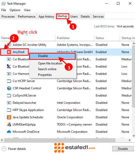 Disable تسريع ويندوز 10 للالعاب