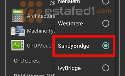 تنصيب ويندوز 7 على الاندرويد- sandybridge