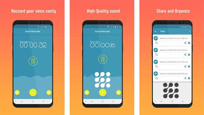  تطبيق Smart Voice Recorder smart voice