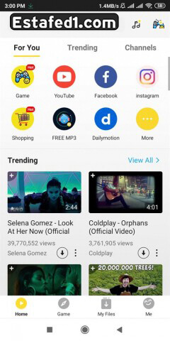 برنامج تحميل من اليوتيوب للاندرويد snap tube