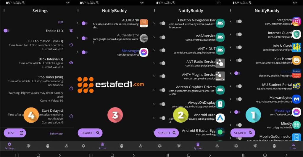 تفعيل لمبة الاشعارات - NotifyBuddy