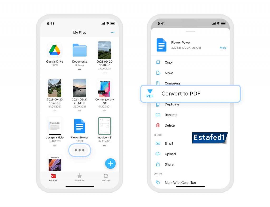 كيفية تحويل ملف وورد إلى Pdf على الآيفون