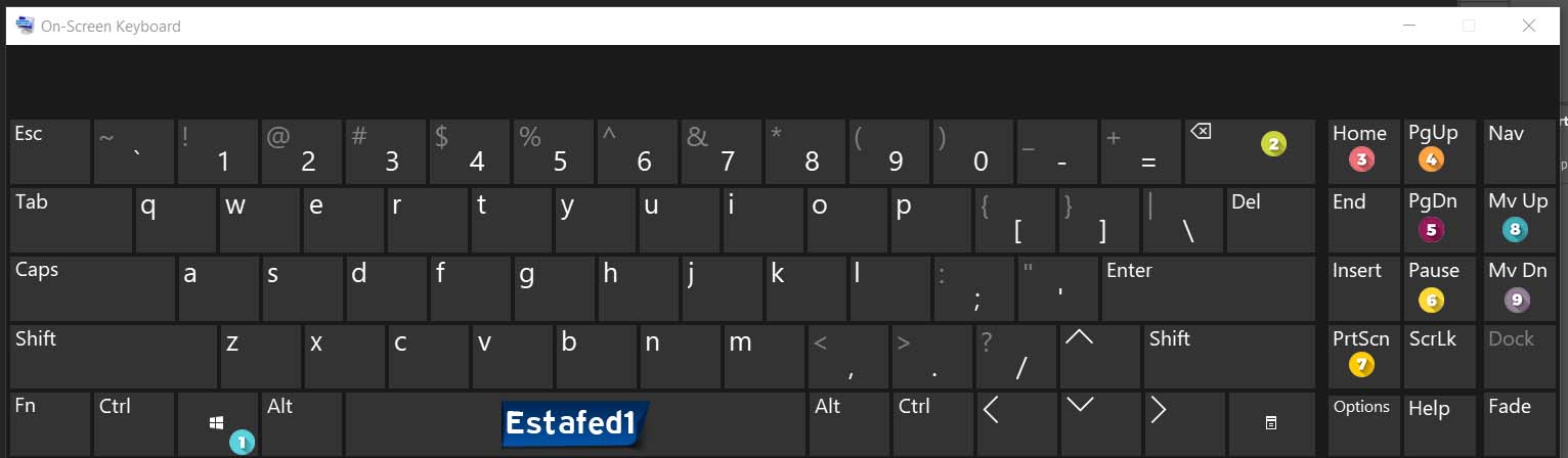 اختصارات لوحة المفاتيح ويندوز 10 أماكن بعض المفاتيح