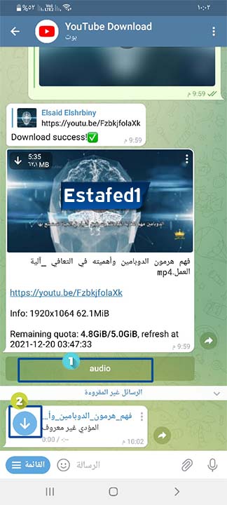 تحميل ملف صوتي