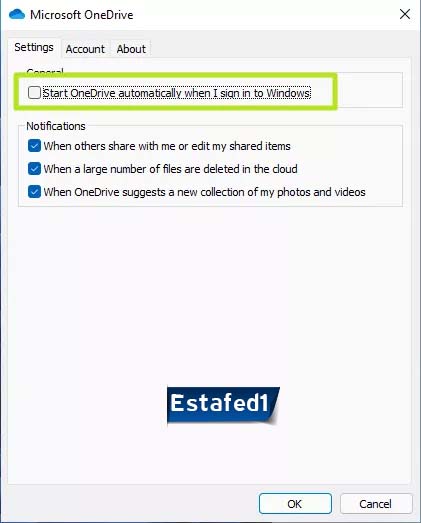 إيقاف وان درايف عن العمل في ويندوز 11
