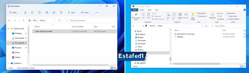 عيوب ويندوز 11 إخفاء قوائم مستكشف الملفات