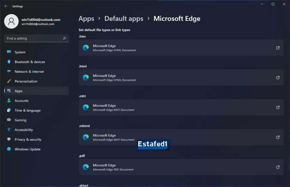 عيوب ويندوز 11 تغيير المتصفح الافتراضي