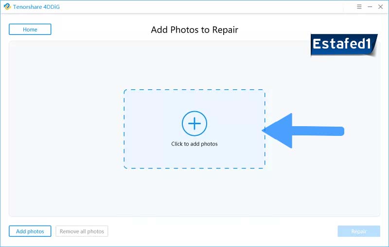 اصلاح الصور حدد الصور التالفة