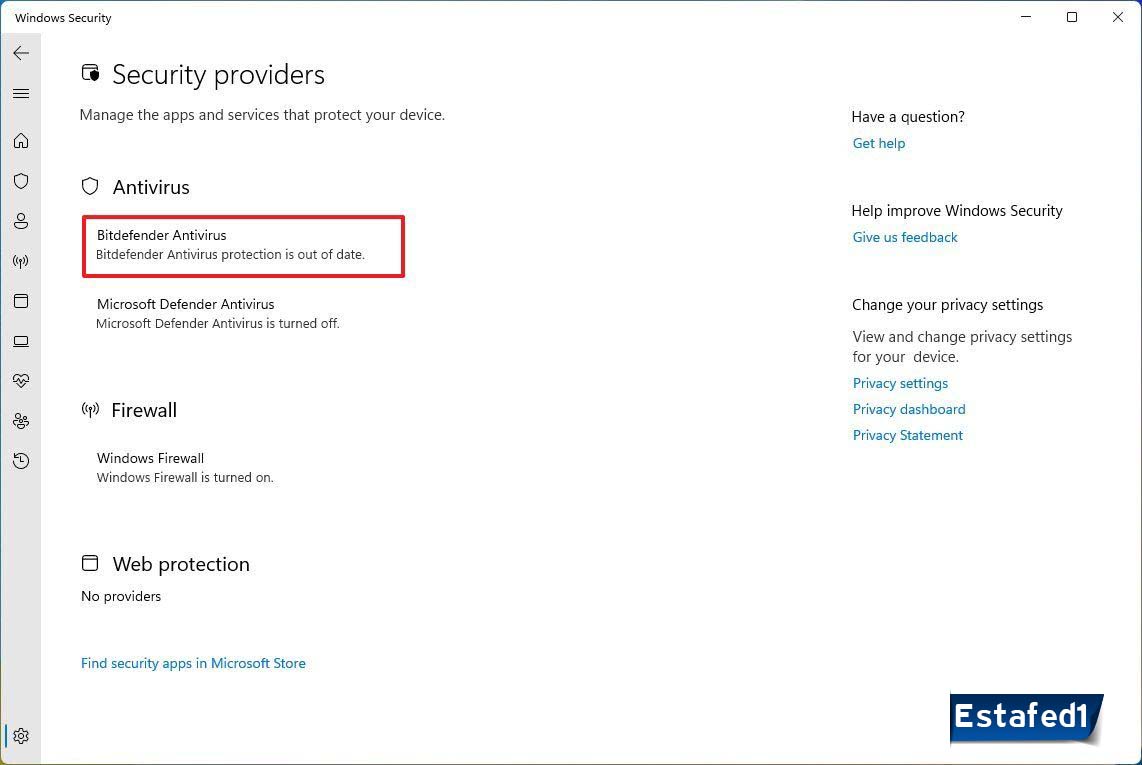 Microsoft Defender Antivirus should appear permanently disabled تعطيل ويندوز ديفندر في ويندوز 11